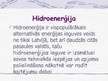 Prezentācija 'Alternatīvie enerģijas veidi', 10.