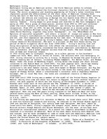 Eseja 'Washington Irving', 1.