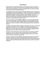 Eseja 'Ideal Policeman', 1.