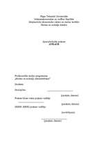 Prakses atskaite 'Valsts ieņēmumu dienesta Rīgas reģionālā iestāde Zemgales priekšpilsētas nodaļa', 1.