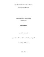 Referāts 'Ēnu ekonomika Latvijā, tās ierobežošanas iespējas', 1.