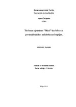 Referāts 'Tūrisma aģentūras "Mari" darbība un personālvadības uzlabošanas iespējas', 1.