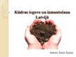 Prezentācija 'Kūdras ieguve un izmantošana Latvijā', 1.