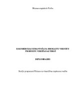 Diplomdarbs 'E-komercijas izmantošana brokastu viesnīcu produktu virzībai tirgū', 2.