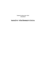 Referāts 'Skolēnu vērtīborientācija', 1.