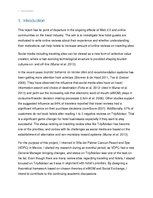 Referāts 'What TripAdvisor Means to Hotel Businesses and what Motivates Guests to Write Re', 4.