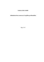 Diplomdarbs 'Administratīvais arests un tā izpildes problemātika', 1.