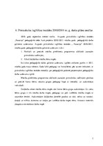 Prakses atskaite 'Pirmsskolas izglītības iestāžu metodiķa prakses atskaite', 7.