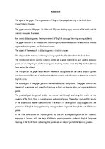 Diplomdarbs 'Sestās klases skolēnu angļu valodas apguves sekmēšana ar didaktiskām spēlēm', 2.