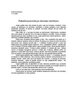 Eseja 'Dzīvnieku vairošanās', 1.
