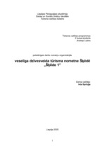 Referāts 'Veselīga dzīvesveida tūrisma nometne Šķēdē "Šķēde 1"', 1.
