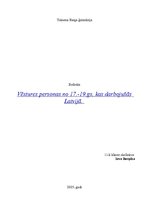 Referāts 'Vēstures personas 17.-19.gadsimtā, kas darbojušās Latvijā', 1.