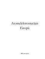 Referāts 'Atomelektrostacijas Eiropā', 1.