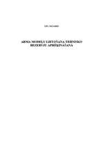 Referāts 'ARMA modeļu lietošana tehnisko rezervju aprēķināšanā', 1.