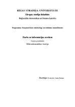 Konspekts 'Ekonomikas priekšmets. Mikro un makroekonomika', 1.