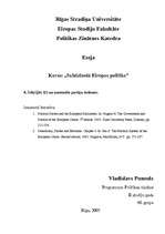 Konspekts 'ES un nacionālo partiju sistēmas', 1.