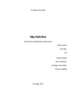 Paraugs 'Sāļu hidrolīze', 1.