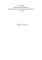 Eseja 'Pedagoģija - zinātne vai māksla', 1.