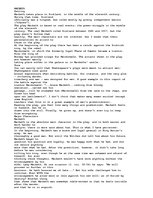 Eseja 'MACBETH report.', 1.