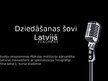 Prezentācija 'Kultūras fenomens. Dziedāšanas šovi Latvijā', 1.