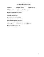 Prakses atskaite 'Aprūpes plāns internajā medicīnā', 3.