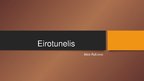 Prezentācija 'Eirotunelis', 1.