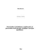 Referāts 'Personāla izvērtēšana uzņēmumā un personāla motivācijas iespējas Latvijas apstāk', 1.