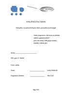 Referāts 'Pašizpētes un pašnovērtējuma darbs personības psiholoģijā', 1.