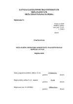 Diplomdarbs 'Meža mašīnu operatoru kompetenču paaugstināšanas iespējas Latvijā', 1.