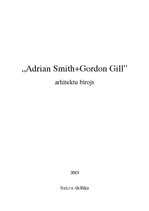 Konspekts '"Adrian Smith & Gordon Gill" arhitektu birojs', 1.