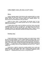 Konspekts 'Anšlava Eglīša romāna "Es nebiju varonis” analīze', 1.