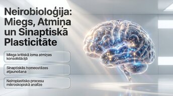 Prezentācija 'Neirobioloģija: miegs, atmiņa un sinaptiskā plasticitāte', 1.