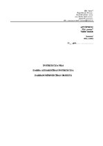 Paraugs 'Darba aizsardzības instrukcija darbam mērniecības objektā', 1.