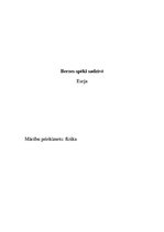 Referāts 'Berzes spēki sadzīvē', 1.