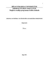 Referāts 'Eiropas Savienības cilvēktiesību aizsardzības mehānisms', 1.