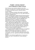 Eseja 'Latvijas miljonāri - Arnis Riekstiņš un Jūlijs Krūmiņš', 1.