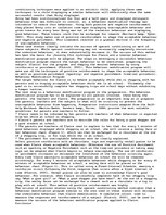 Eseja 'A Behaviour Modification Program', 2.