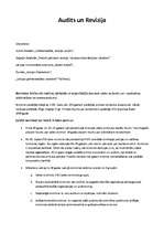Konspekts 'Audits un revīzija', 1.