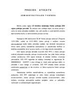 Prakses atskaite 'Prakses atskaite administratīvajās tiesībās', 1.