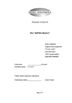 Prakses atskaite 'SIA "KPMG Baltics" audita prakses atskaite', 1.