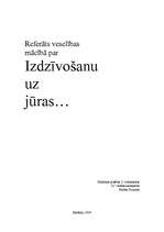 Referāts 'Izdzīvošana jūrā', 13.