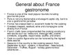 Prezentācija 'France - Gastronome Paradise', 4.