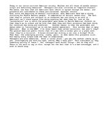 Eseja 'In American Society Today Muslims and Teenagers Are Demonized', 1.