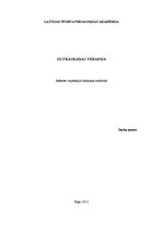 Referāts 'Ultraskaņas terapija', 1.