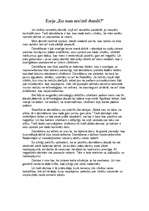 Eseja 'Ko man nozīmē domāt', 1.