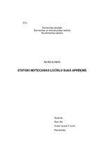 Paraugs 'Statiski noteicamas locīklu sijas aprēķins', 1.