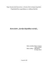 Referāts 'Latvijas Republikas nodokļi', 1.