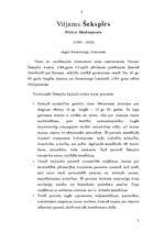 Referāts 'Viljams Šekspīrs', 3.