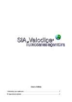 Referāts 'Organizācijas raksturojums', 1.