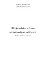 Eseja 'Obligāto vakcīnu veikšanas veicināšana bērniem Rēzeknē', 1.